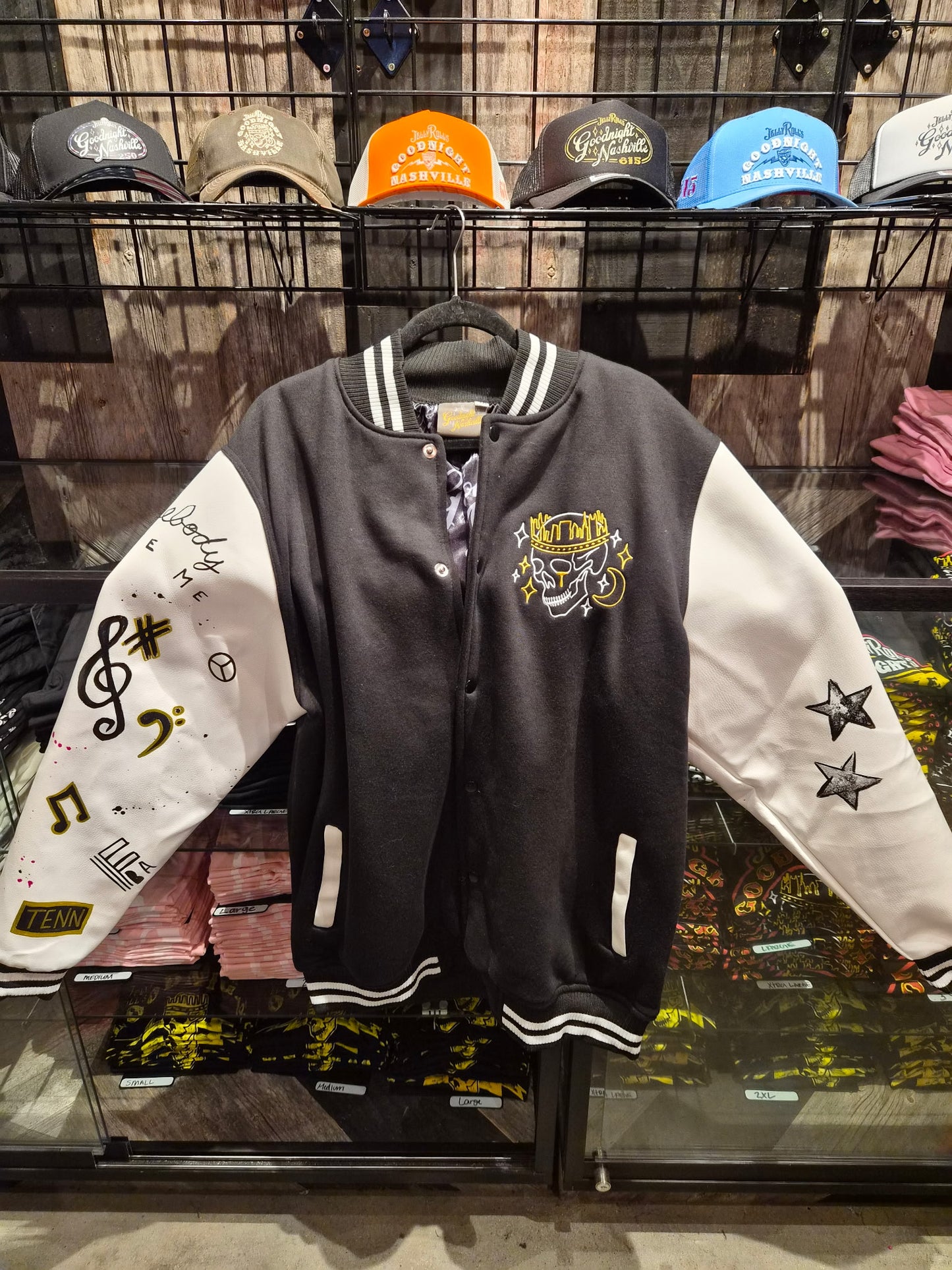 Retail Black/White Varsity Jacket