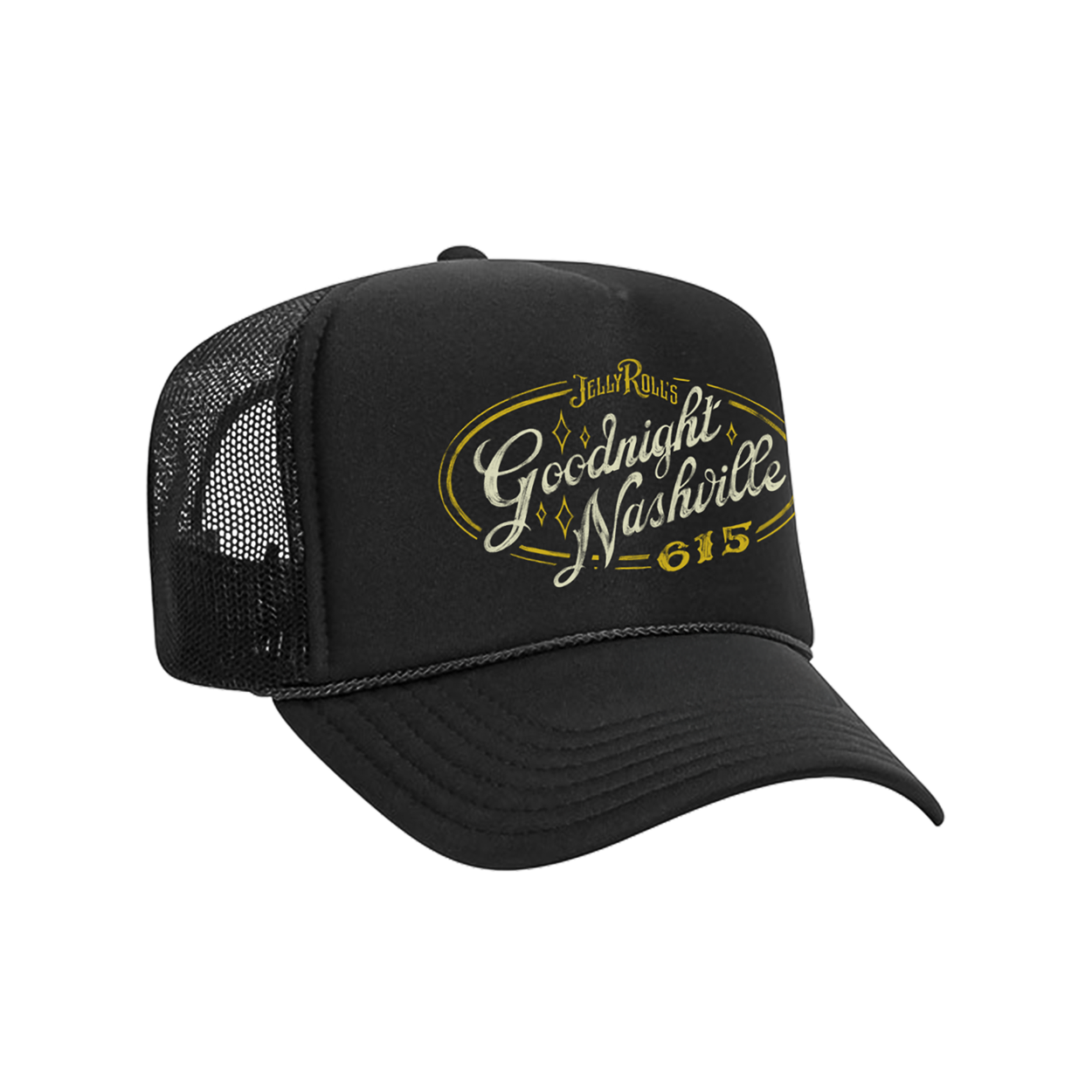 Oval Script Trucker