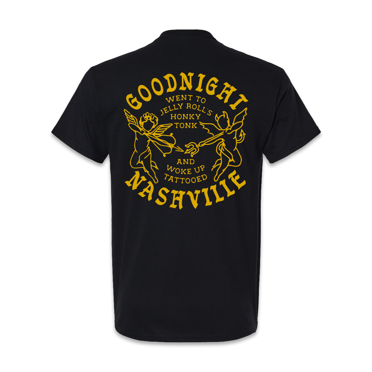 Woke Up Tattooed Black Tee