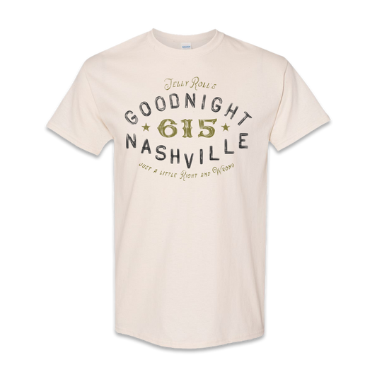 Goodnight Arch Ivory Tee