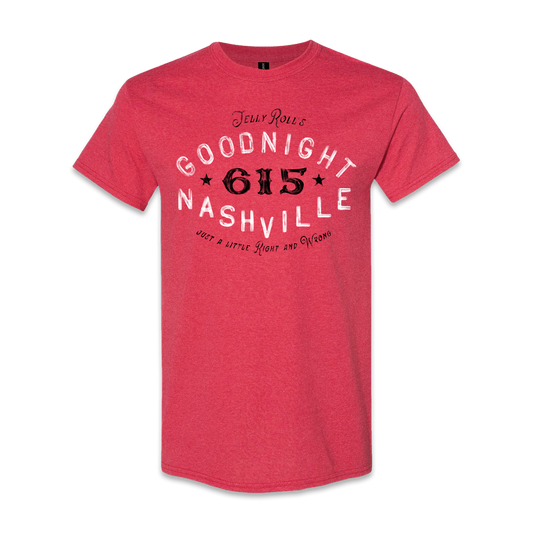 Goodnight Arch Red Tee