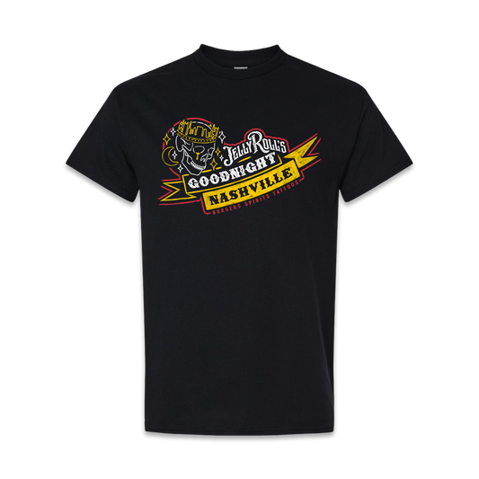 Goodnight Nashville Black Tee