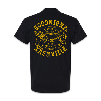 Woke Up Tattooed Black Tee